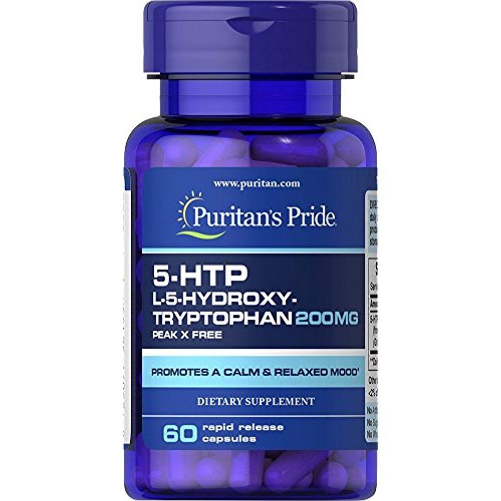 Puritan's Pride 5-HTP 200 mg 60 caps - зображення 1