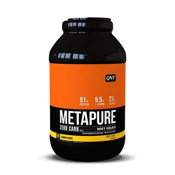 QNT Metapure Zero Carb Whey Isolate 2000 g /66 servings/ Banana - зображення 1