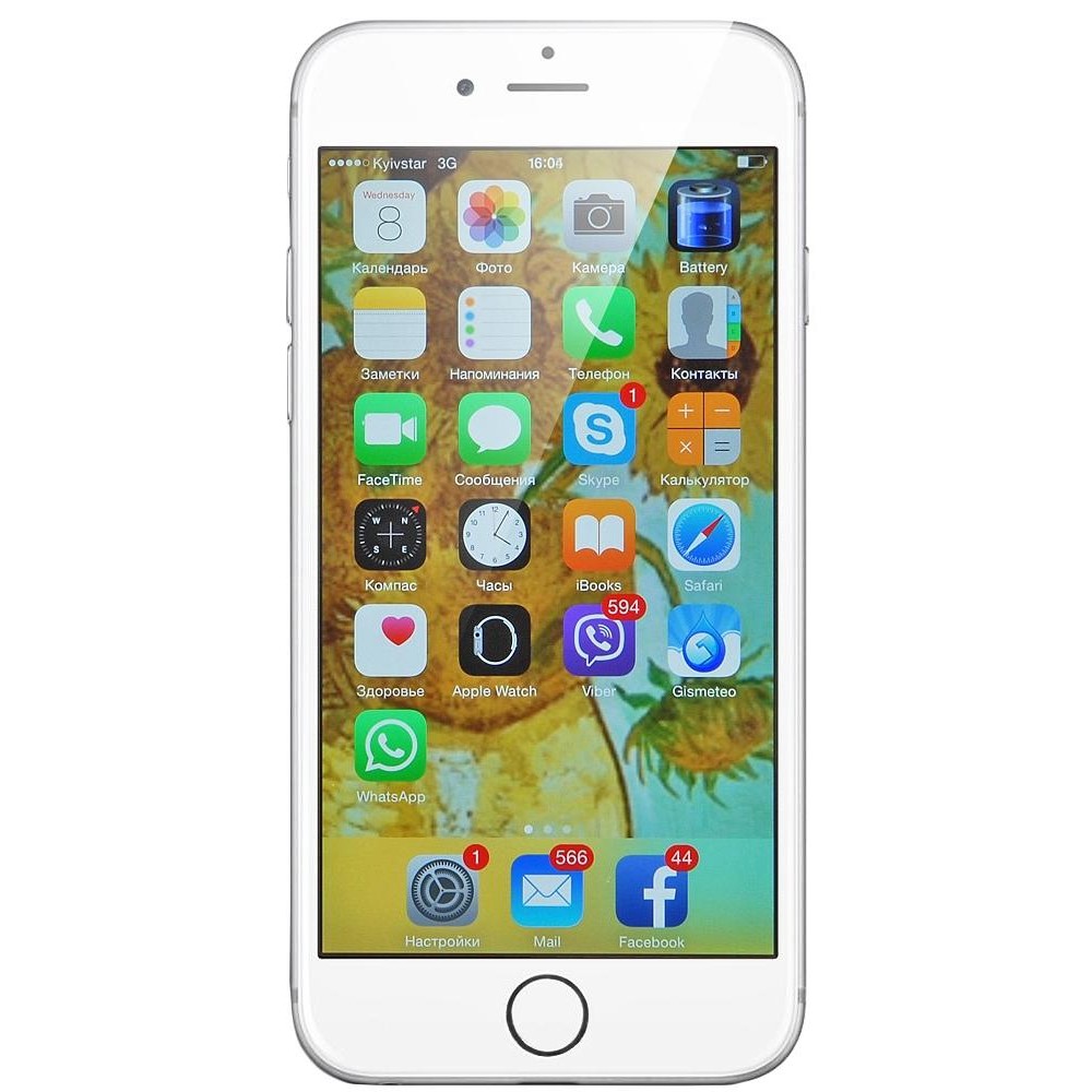 Apple iPhone 6 Plus 128GB (Silver) купить в интернет-магазине: цены на  смартфон iPhone 6 Plus 128GB (Silver) - отзывы и обзоры, фото и  характеристики. Сравнить предложения в Украине: Киев, Харьков, Одесса, Днепр