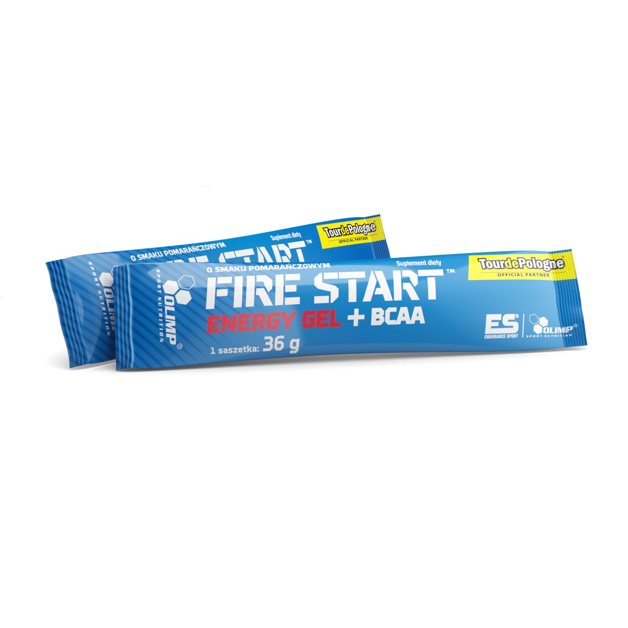 Olimp Fire Start Energy Gel+BCAA 36 g Green Apple - зображення 1