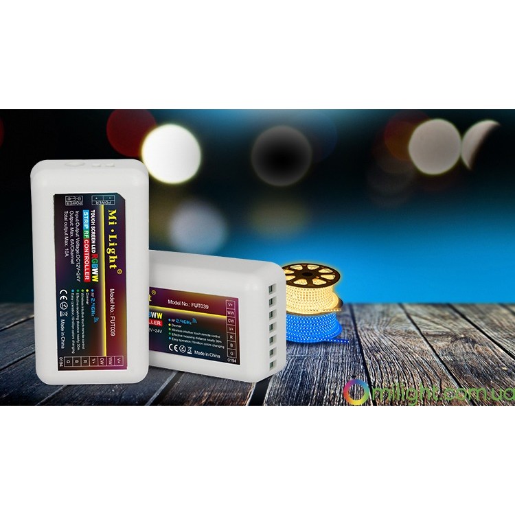 MiLight Радио контроллер для LED лент, RGB + CCT, WI-FI, 2.4GHz (ML039-RGB+CCT) - зображення 1
