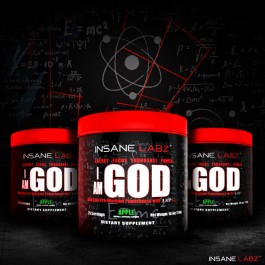 Insane Labz I Am God 293 g /25 servings/ Fruit Punch