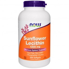   Now Sunflower Lecithin 1200 mg 200 caps