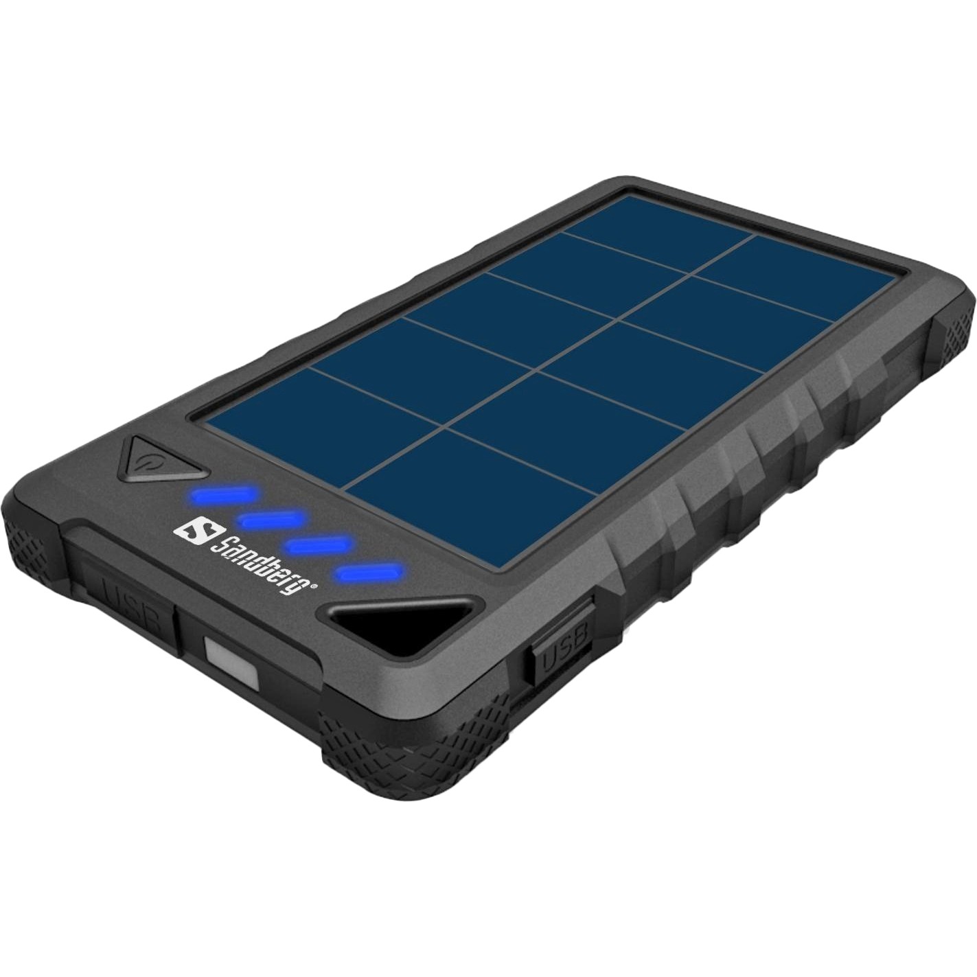 Sandberg Outdoor Solar Powerbank 8000 (420-30) купить в интернет-магазине:  цены на внешний аккумулятор (Power Bank) с солнечной панелью Outdoor Solar  Powerbank 8000 (420-30) - отзывы и обзоры, фото и характеристики. Сравнить  предложения