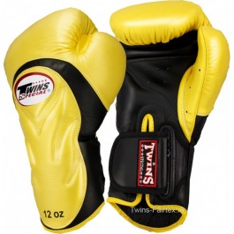 Twins Special Boxing Gloves- Premium Leather w/ Elastic 10 oz (BGVL-6-10)