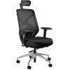 Офісне крісло для керівника UNIQUE MEBLE Hero black (fabric)