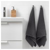 IKEA VAGSJON махровое полотенце для рук, 50x100 см, хлопок, темно-серый (003.536.19) - зображення 3