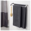 IKEA VAGSJON махровое полотенце банное, 70x140 см, хлопок, темно-серый (303.536.08) - зображення 3