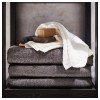 IKEA VAGSJON махровое полотенце банное, 70x140 см, хлопок, темно-серый (303.536.08) - зображення 6