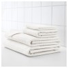 IKEA VAGSJON набор махровых полотенец, 4 шт, 30x30 см, хлопок, белый (103.509.98) - зображення 5