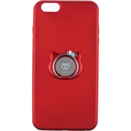   Shengo Soft-touch holder TPU Case iPhone 6 Plus/6S Plus Red