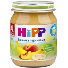 Hipp Пюре Банан с персиком 125 гр