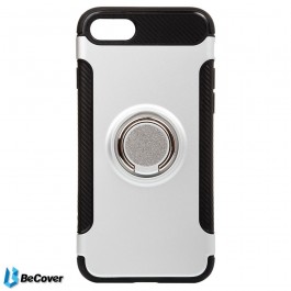   BeCover Magnetic Ring Stand для Apple iPhone 7/8 Silver (701775)