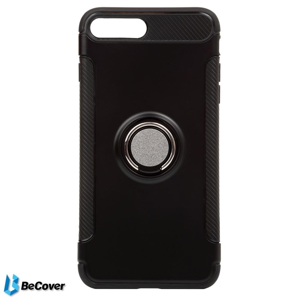 BeCover Magnetic Ring Stand для Apple iPhone 7 Plus/8 Plus Black (701776) - зображення 1
