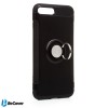 BeCover Magnetic Ring Stand для Apple iPhone 7 Plus/8 Plus Black (701776) - зображення 2