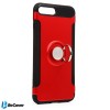 BeCover Magnetic Ring Stand для Apple iPhone 7 Plus/8 Plus Red (701779) - зображення 2