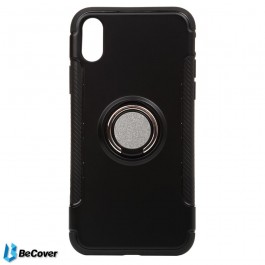   BeCover Magnetic Ring Stand для Apple iPhone X/XS Black (701781)