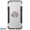 BeCover Magnetic Ring Stand для Apple iPhone X/XS Silver (701785) - зображення 1