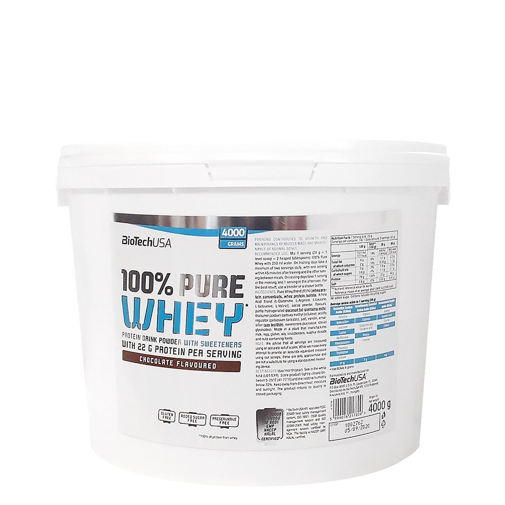 BiotechUSA 100% Pure Whey 4000 g /142 servings/ Coconut Chocolate - зображення 1