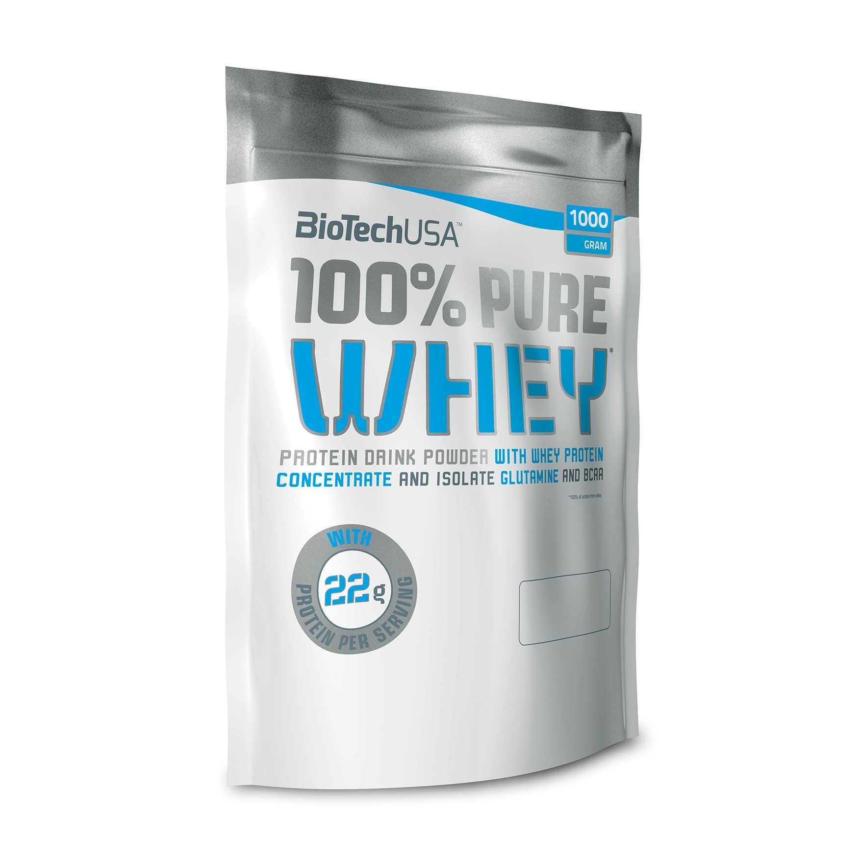 BiotechUSA 100% Pure Whey 1000 g /35 servings/ Unflavoured - зображення 1