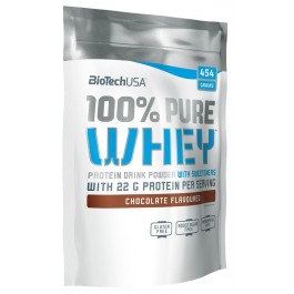 BiotechUSA 100% Pure Whey 454 g /16 servings/ Chocolate