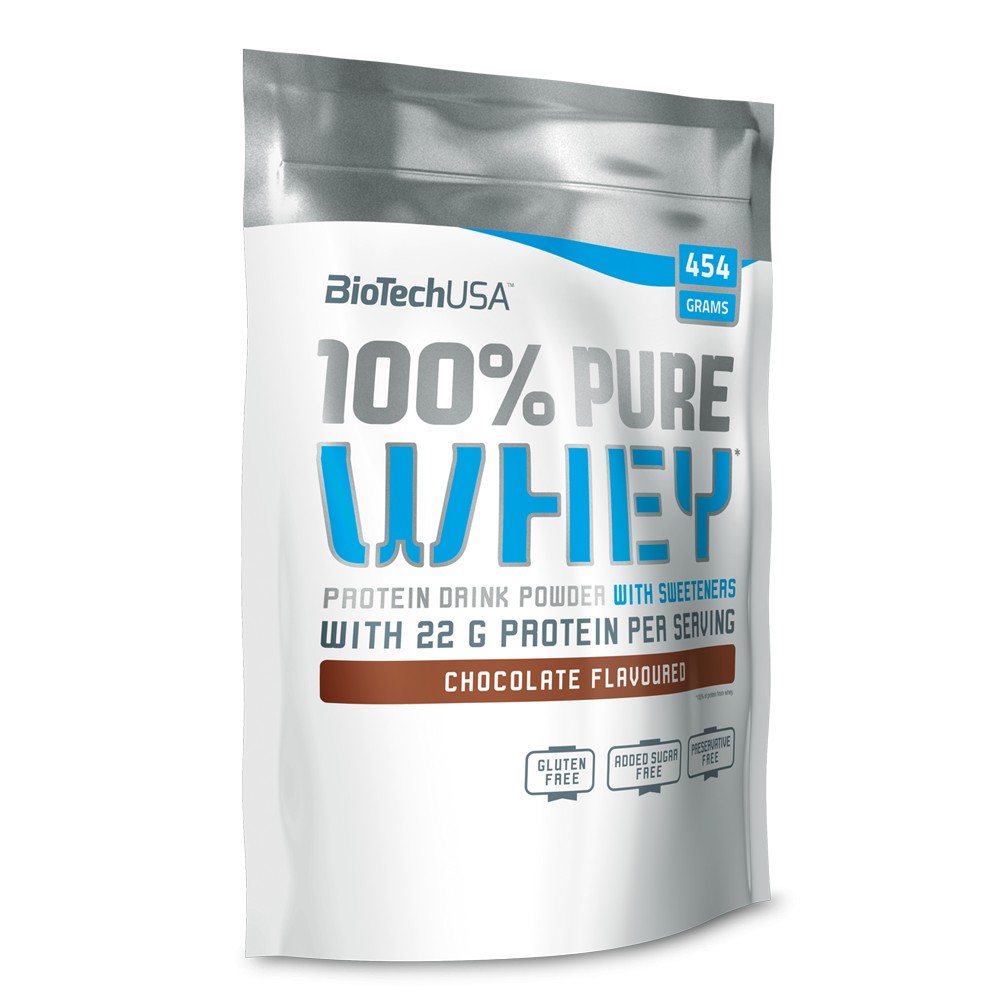 BiotechUSA 100% Pure Whey 454 g /16 servings/ Cookies Cream - зображення 1