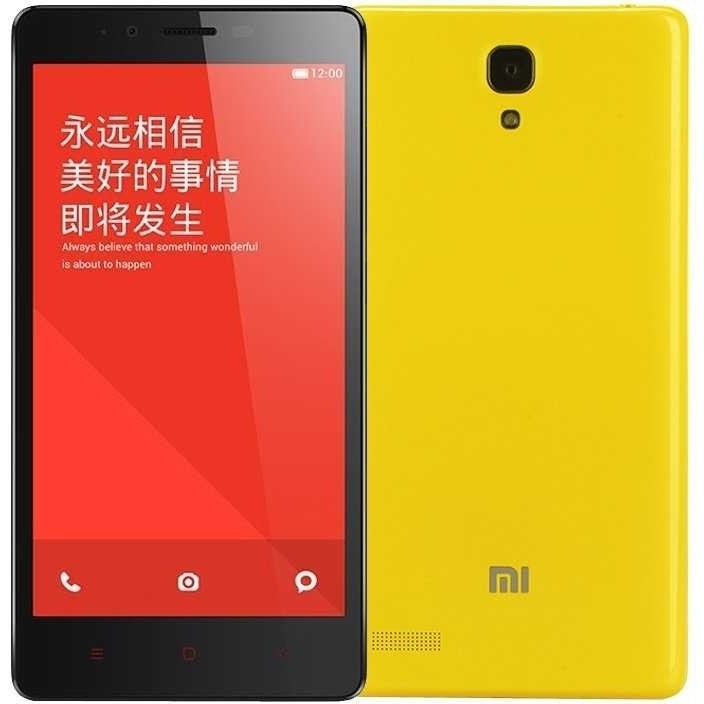 Xiaomi Redmi Note 4G Dual SIM (Yellow) - зображення 1
