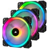 Corsair LL120 RGB Dual Light Loop RGB LED PWM 3 Fan Pack with Lighting Node PRO (CO-9050072-WW) - зображення 1