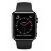 Apple Watch 42mm Series 3 Cellular Space Black Stainless Steel w. Black Sport b. (MQM02) - зображення 1