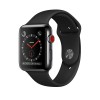 Apple Watch 42mm Series 3 Cellular Space Black Stainless Steel w. Black Sport b. (MQM02) - зображення 3