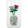 TOTO TPU Fluffy Case IPhone X Rose Flower Pink - зображення 1