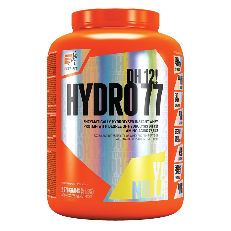 Extrifit Hydro 77 DH12 2270 g /75 servings/ Strawberry - зображення 1