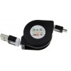 TOTO TKX-66 Flat USB cable microUSB 1m Black - зображення 1