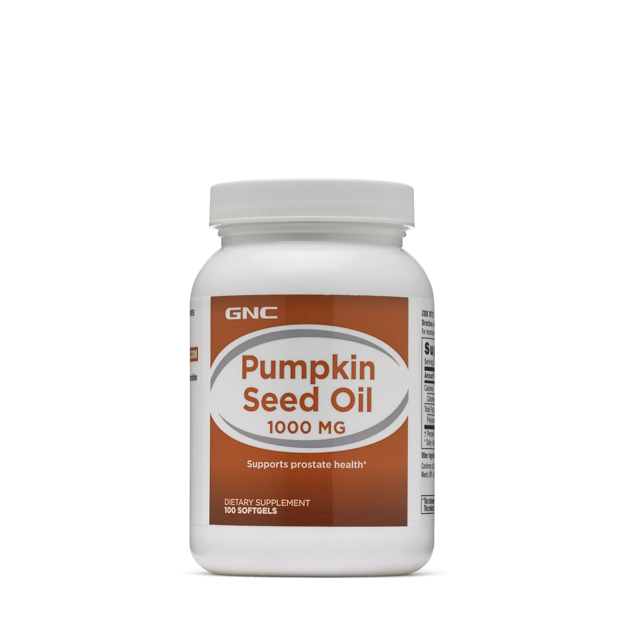 GNC Pumpkin Seed Oil 1000 mg 100 caps - зображення 1