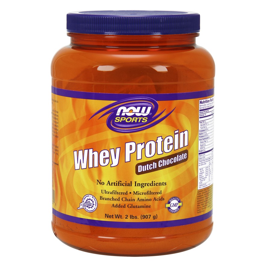 Now Whey Protein 907 g /22 servings/ Dutch Chocolate - зображення 1