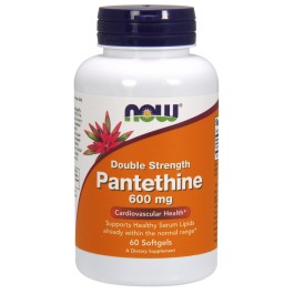 Now Pantethine 600 mg Softgels 60 caps