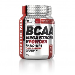 Nutrend BCAA Mega Strong Powder 500 g /50 servings/ Cherry