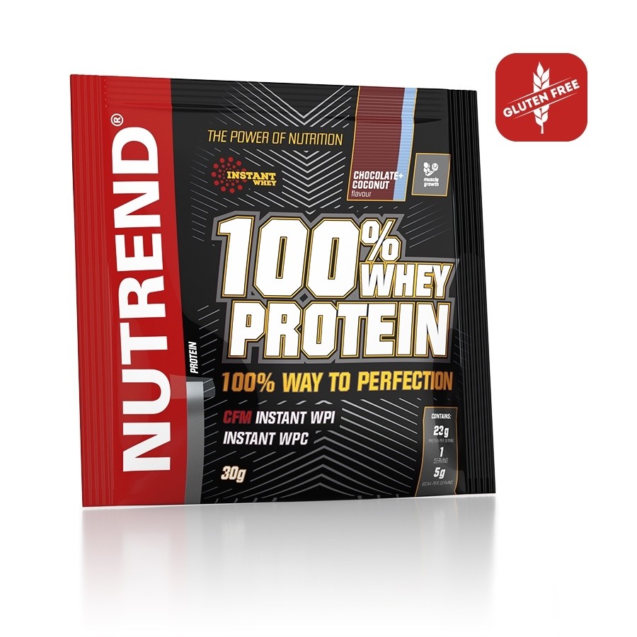 Nutrend 100% Whey Protein 30 g /sample/ Ice Coffee - зображення 1