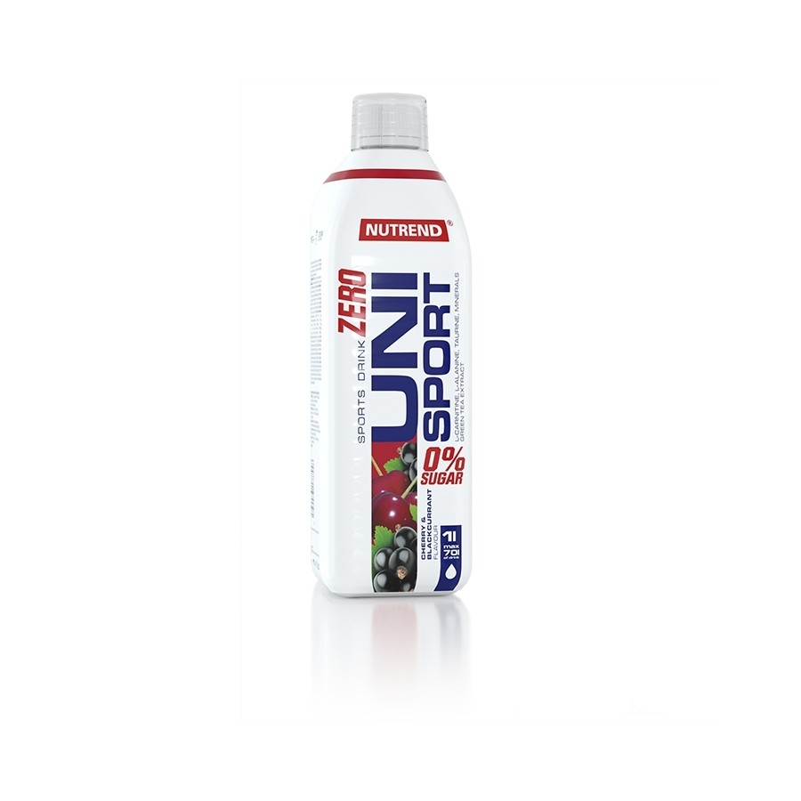 Nutrend Unisport Zero 1000 ml /100 servings/ Sour Cherry Blackcurrant - зображення 1