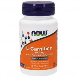 Now L-Carnitine 500 mg 30 caps