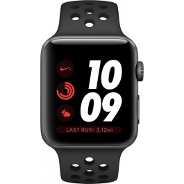 Apple Watch Series 3 Nike+ GPS+LTE 42mm SpaceGray Aluminum Case/Anthracite Black Nike Sport Band (MQMF2)