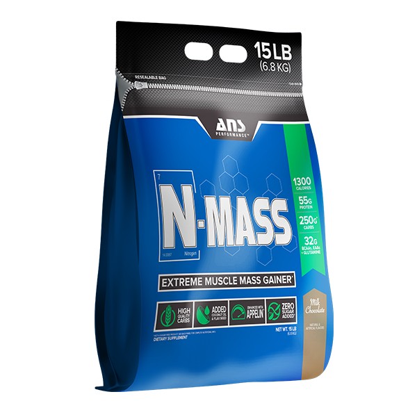 ANS Performance N-MASS Extreme Mass Gainer 6800 g /42 servings/ Vanilla - зображення 1
