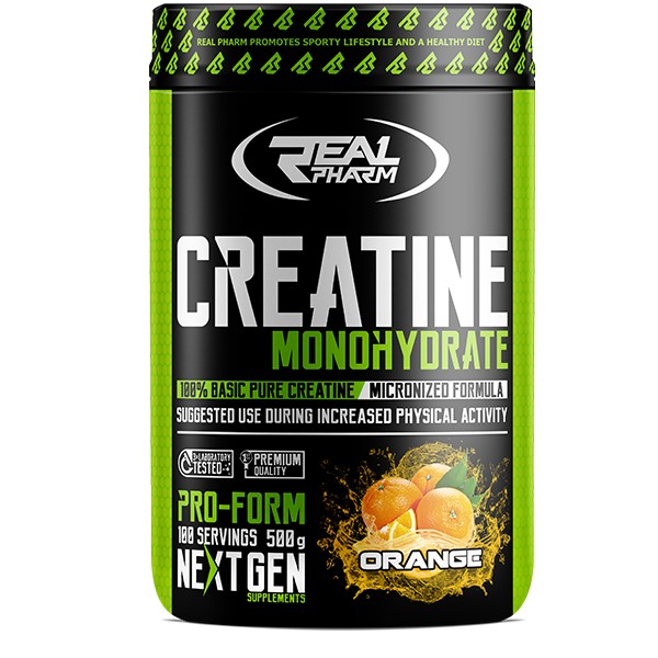 Real Pharm Creatine 500 g /100 servings/ Cherry - зображення 1