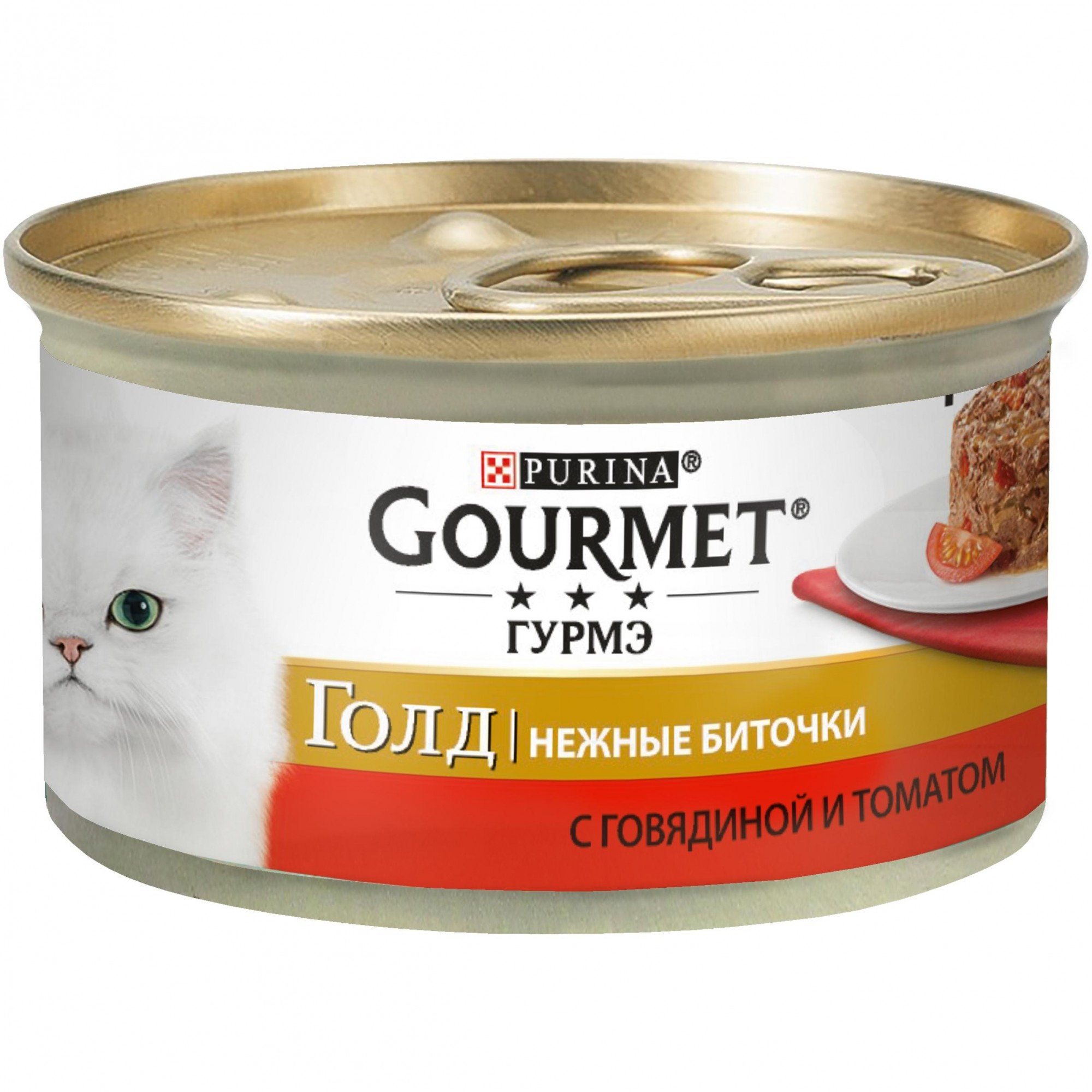Gourmet Gold Нежные биточки с говядиной и томатами 85 г (7613035442474) - зображення 1