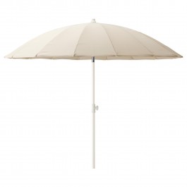 IKEA SAMSO Зонт от солнца, наклонный, бежевый, 200 см (503.118.15)