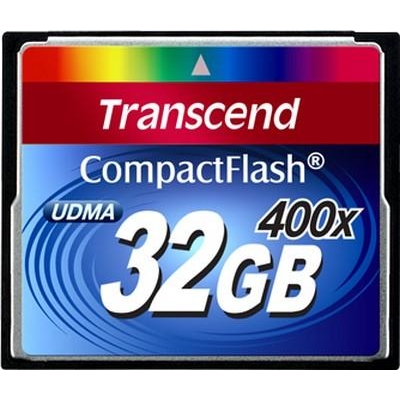 Transcend 32 GB 400X CompactFlash Card TS32GCF400 - зображення 1
