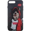 PUZOO TPU Glossy Surface IMD Hip Hop iPhone 7 Plus/8 Plus MC Husky Black - зображення 1