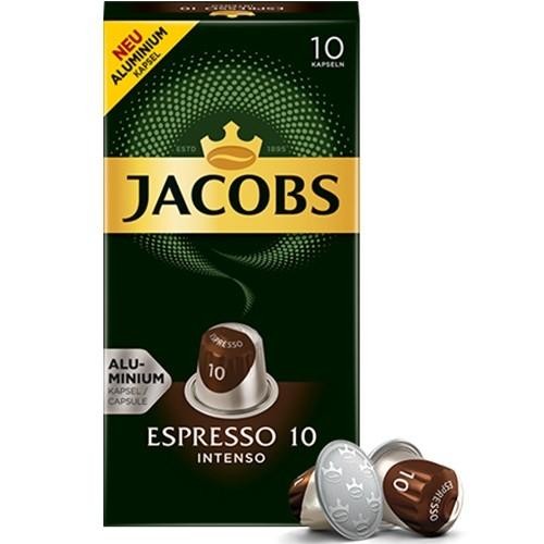 Jacobs Nespresso Espresso 10 Intenso в капсулах 10 шт - зображення 1