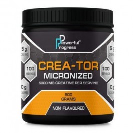 Powerful Progress Crea-Tor Micronized 500 g /100 servings/ Unflavored