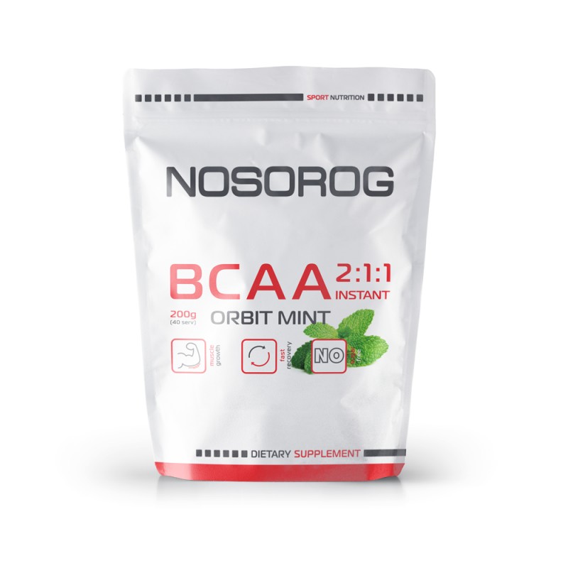 Nosorog BCAA 2:1:1 200 g /40 servings/ Pineapple - зображення 1